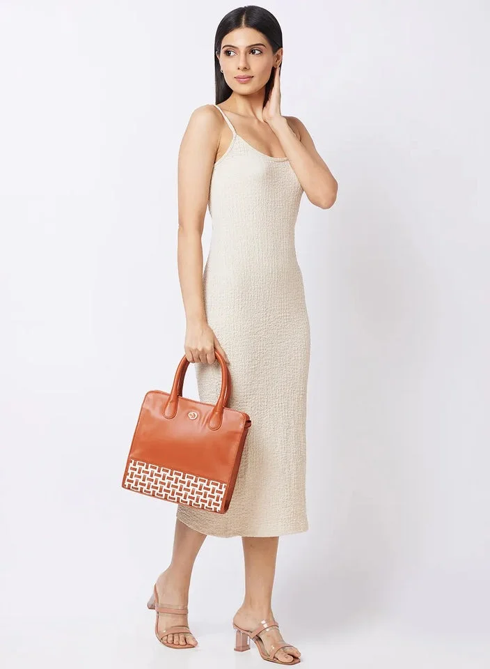CAPRESE CAPRESE-ZETA TOTE MEDIUM TAN