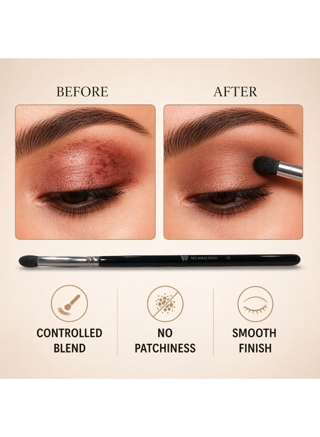 Eyeshadow Blending Brush – Soft Fluffy Eye Makeup Brush for Seamless Blending, All-Over Eyeshadow Application & Smooth Color Diffusion - Image 2