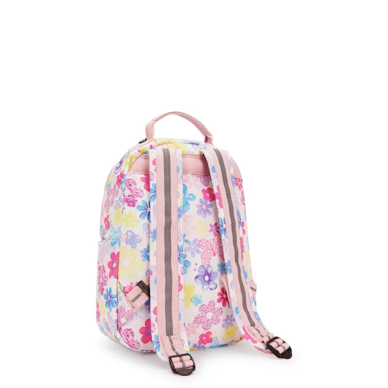 Kipling Kipling  Seoul S Flower Stamp Small Backpack (with Tablet Compartment) I5357-8EM