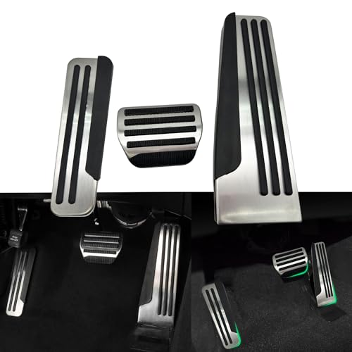 Rxmgf Foot Pedal kit Compatible with Infiniti Q50 Q60 Q70 QX70 QX70 G25 G35 G37 M25 EX FX,Foot Rest Brake and Gas Accelerator Pedal Covers - Image 2