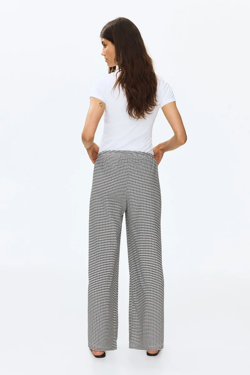 H&M  MAMA Textured drawstring trousers for Women | Best Price UAE
