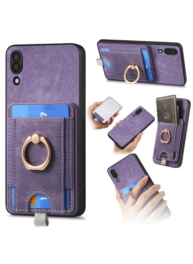 S-TOP Case For Samsung Galaxy A30/A20/M10s Retro Splitable Magnetic Card Bag Leather Phone Case - Image 1
