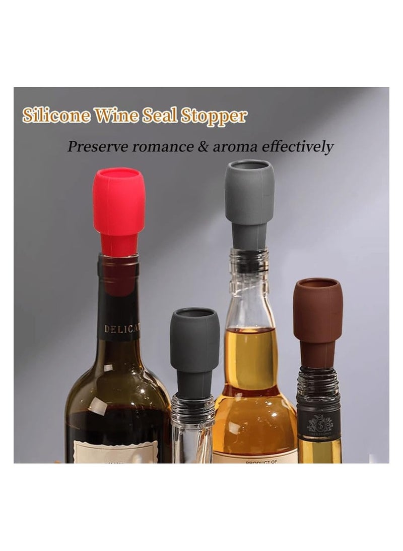 ترقية قابلة لإعادة الاستخدام رغوة سدادة زجاجة ، سدادة زجاجة ، زجاجة مزدوجة مختومة سيليكون سدادة ، سدادة الفلين البيرة زجاجة الشمبانيا - Image 3