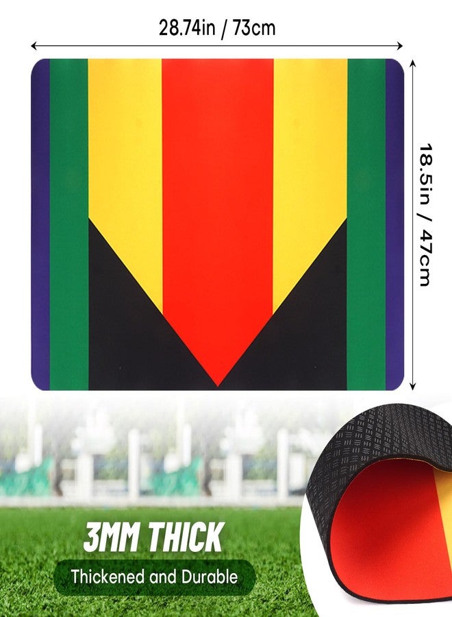 Rolitwils Roliwils Baseball Home Plate Training Mat 28.35 x 17.72, Professional Home Plate Baseball & Softball Training | Multi-Zone Strike Practice Base | Portable Baseball Bases Equipment - Image 2