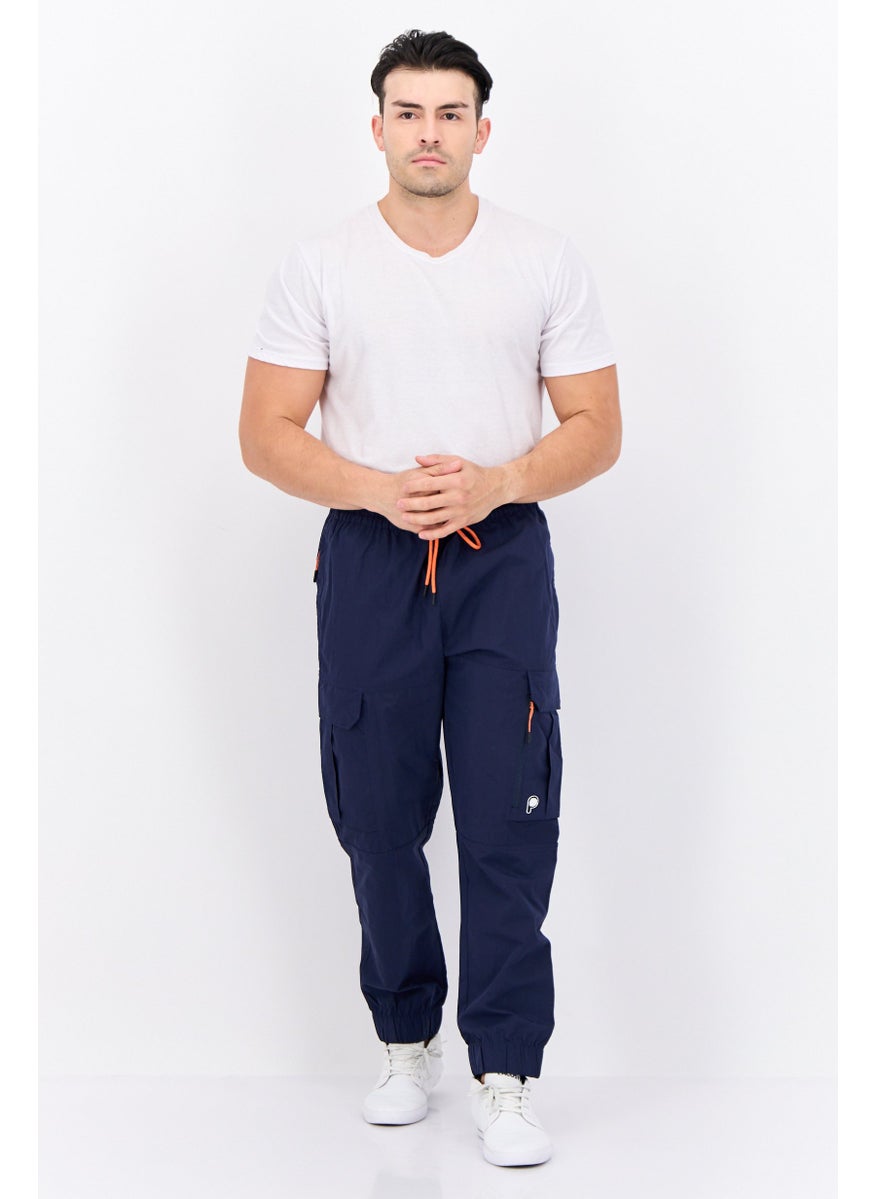 Penfield Men Regular Fit Drawstring Cargo Pants, Navy  - Image 4