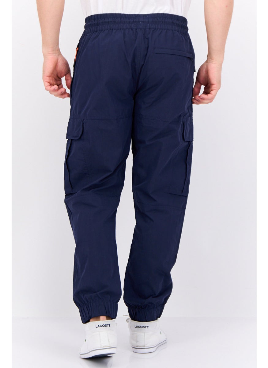 Penfield Men Regular Fit Drawstring Cargo Pants, Navy  - Image 3