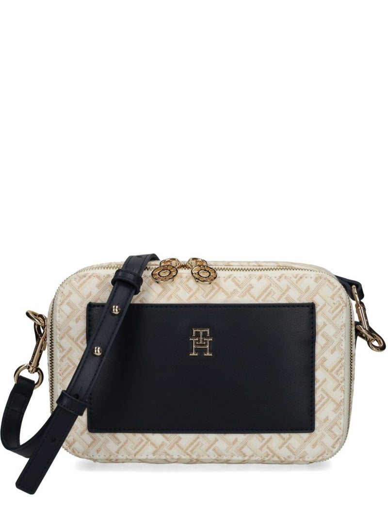 Tommy Hilfiger Plus Tommy Hilfiger monogram-print crossbody bag  - Image 1