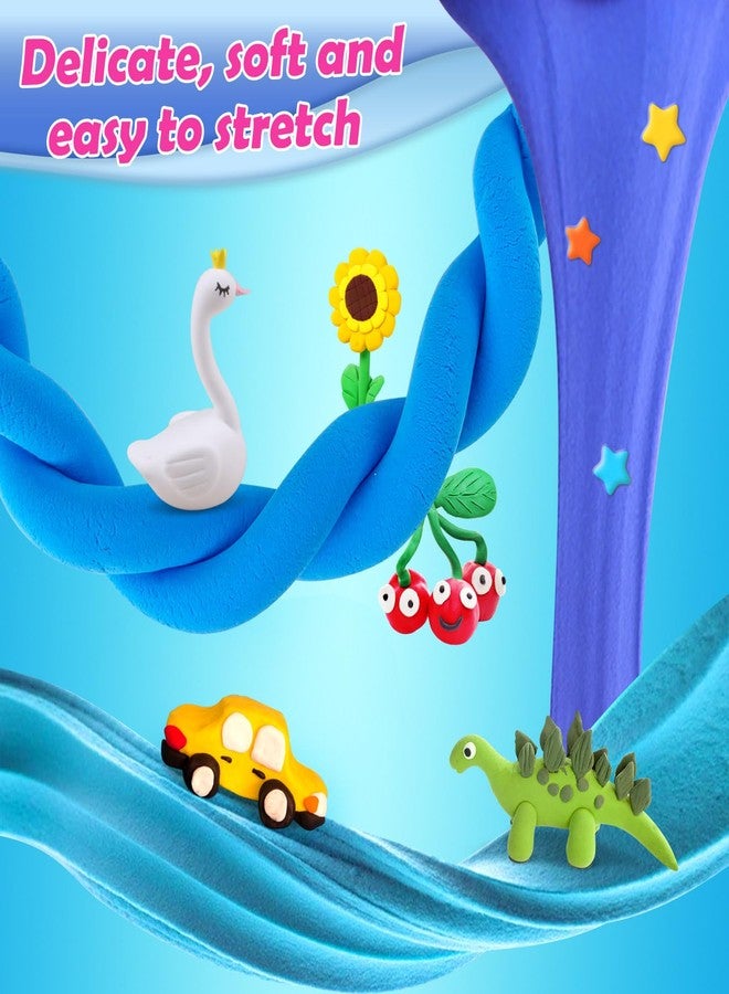 ESSENSON Air Dry Clay 60 Colors, Modeling Clay for Kids, DIY Molding for with Tools, Toys Gifts for Age 3 4 5 6 7 8+ Years Old Boys Girls Kids - Image 3