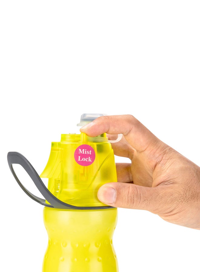 دي بي تي حافظة مياة للرياضين قارورة مياه رياضية اصفر سعة 470 مل - Image 2