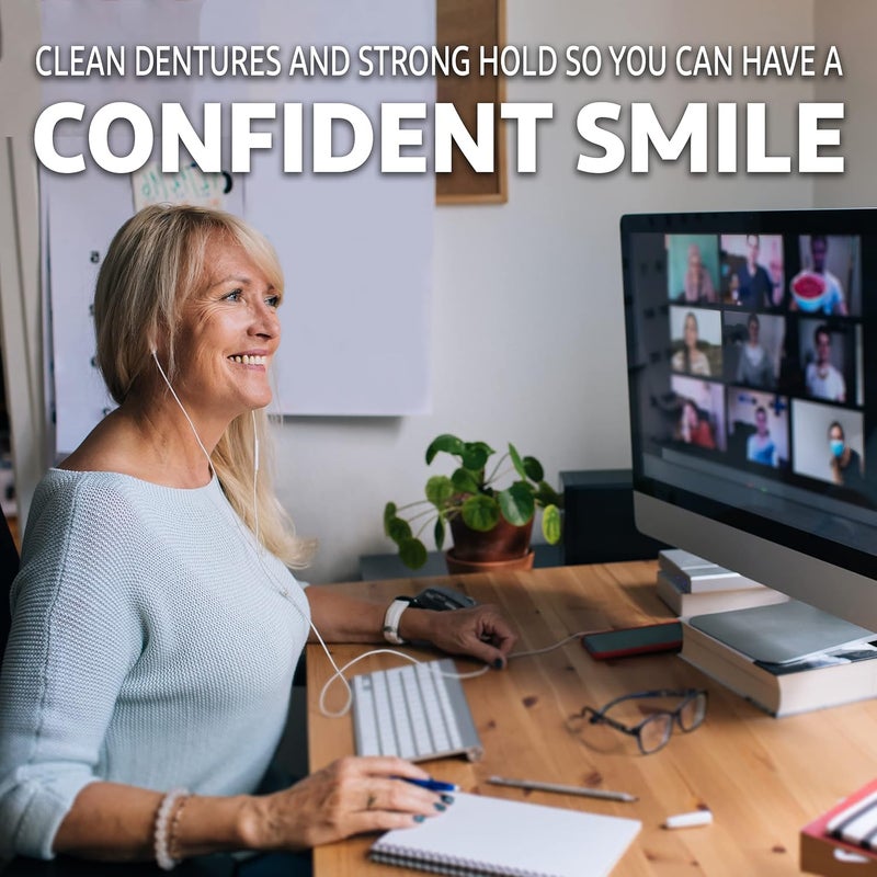 Polident Smokers Antibacterial Denture Cleanser Tablets - 84 Count - Image 5