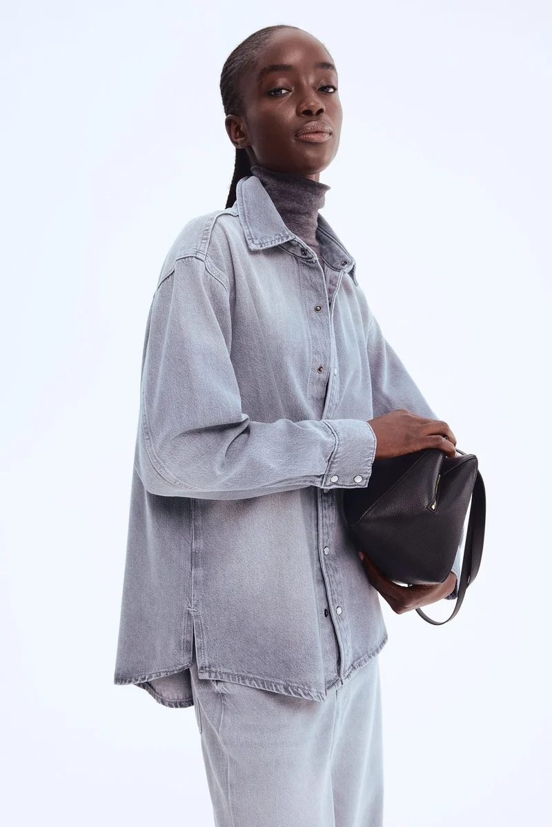 H&M Feather Soft Denim shirt