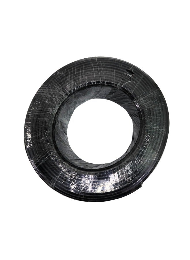 إكس أل تي كابل محوري RG59 مزود بالطاقة، مقاومة 75 أوم مع 96 بالمائة من التضفير، مثالي لكاميرات المراقبة CCTV - 100 متر - Image 2