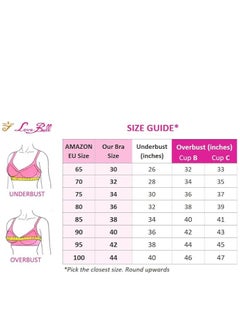 Love Bell Love Bell Women's Everyday Bra - Double-Layered, High Coverage, All-Day Comfort Bra (WHITE)  - Image 5