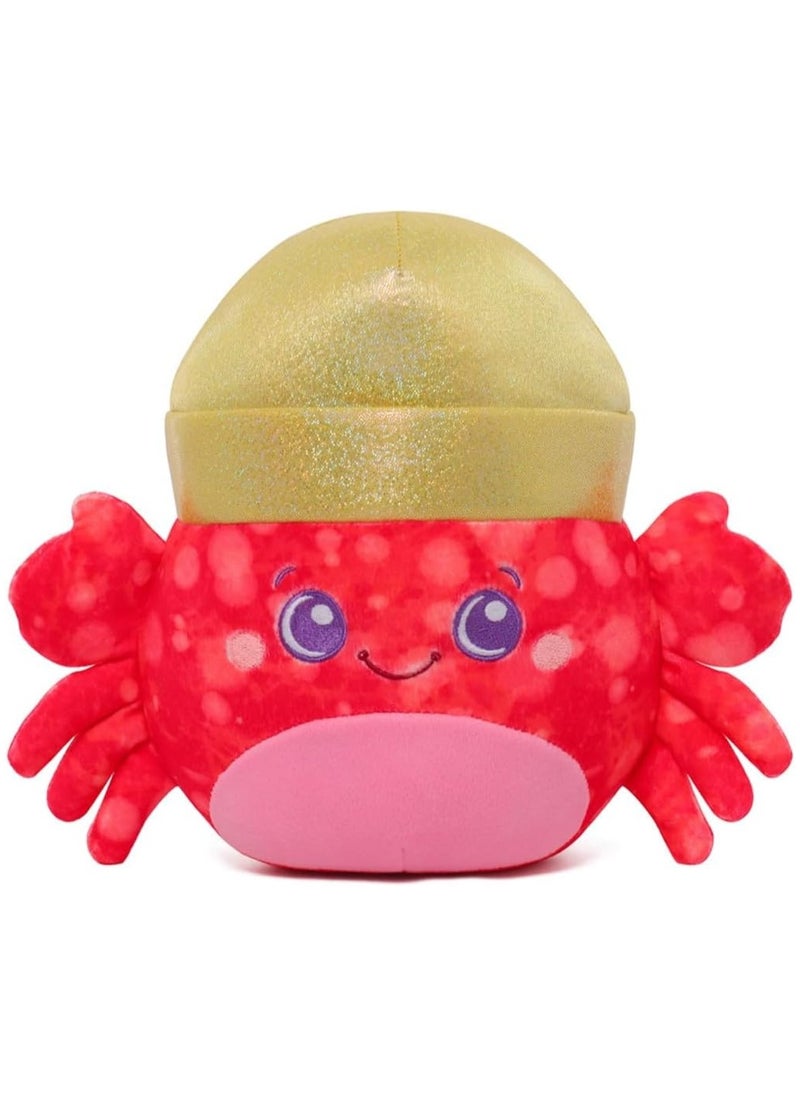 Happy Lines Gifts Dream Beams glow in the dark - , Caroline the crab (7.5"/18cm) - Vacuum Pack w/ hangtag  - Image 1