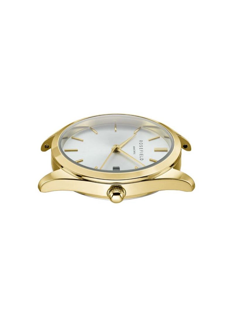 RoseField Women’s The Ace XS Silver Sunray Steel Silver Gold Duo tone Watch ASDSSG-A16 - Image 2