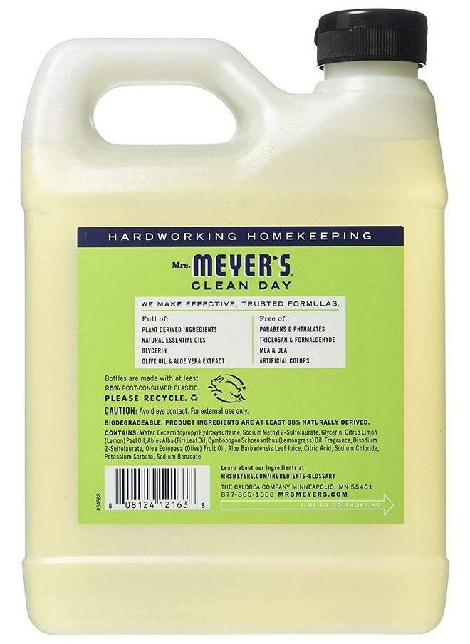 Mrs. Meyer's Clean Day Liquid Hand Soap Refill Lemon Verbena 33 Fl Oz (Pack Of 2)  - Image 4