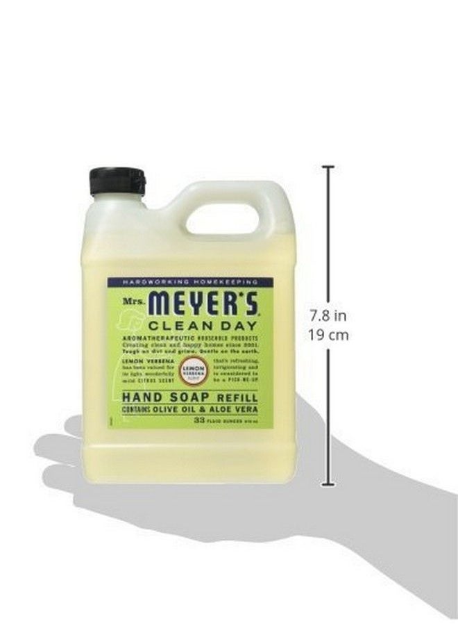 Mrs. Meyer's Clean Day Liquid Hand Soap Refill Lemon Verbena 33 Fl Oz (Pack Of 2)  - Image 5