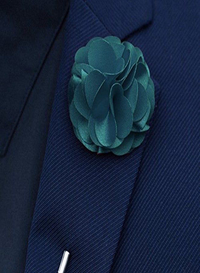 DeePerfetto Cattleya - Lapel pin. Brooch. Boutonniere. Style. Bottle Green - Image 4