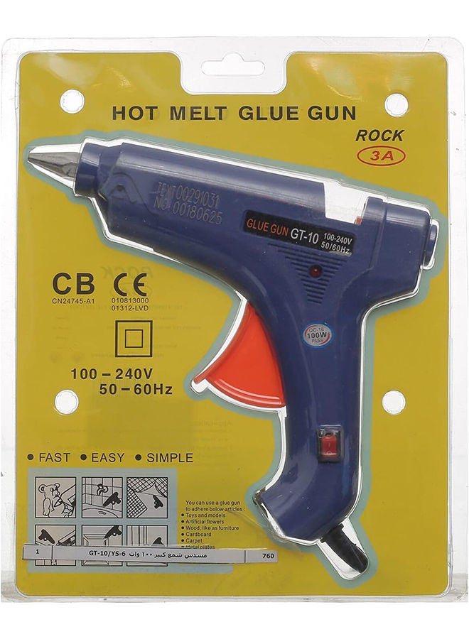 Rock Ys-6 Hot Melt Glue Gun - Blue 