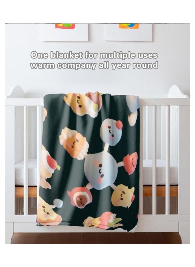 general Flannel thin blanket (warm and comfortable, suitable for sleep, gaming, dust removal and sandproof) 150cm*200cm - 103 - Image 1