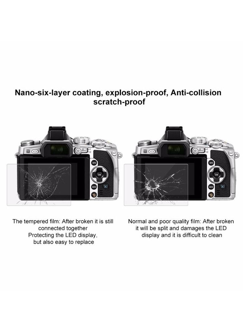 PULUZ Tempered Screen Protector Film for Olympus EM1  Curved Edge - Image 5