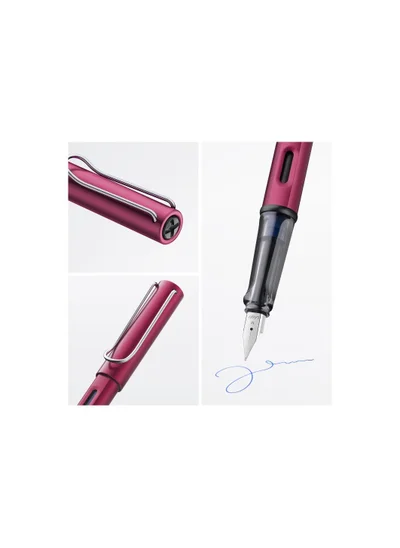 LAMY Lamy Al-Star Fountain Pen Black Purple Medium Nib (29-M) Black/Purple