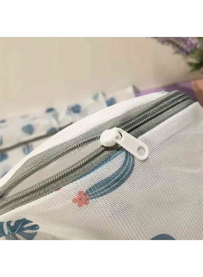7Pcs Cactus Laundry Mesh Bags with Zipper for Bras Socks Lingerie Gentle Care Durable Polyester - Image 4