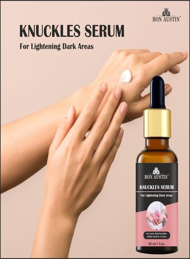 Bon Austin Knuckle Skin Serum for Lightening Dark Areas 30ml with Free 1 Pc Apple Shape Red Lipstick - Image 4