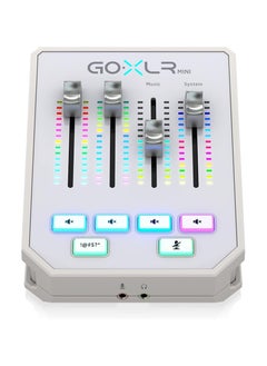 TC HELICON TC Helicon GoXLR MINI-WH Online Broadcast Mixer with USB/Audio Interface and Midas Preamp  - Image 2