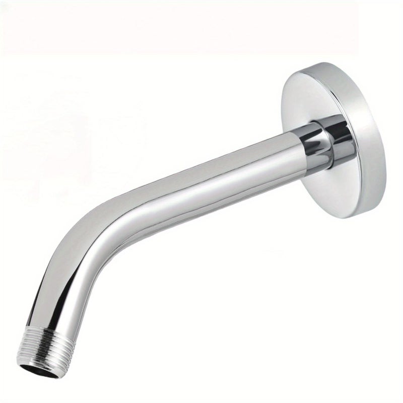 36 Scenarios 10 Family Members 11 Holidays Silvery Showerhead Arm Extension Flange Kit 8 Inch Compatible with Fixed and Handheld Showerheads - Image 1