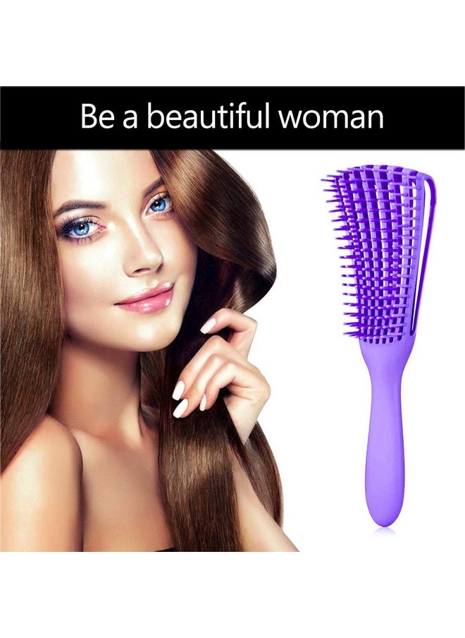 Encci - 2 Pack Detangling Brush For Natural Hair - Detangler Brush For Natural Kinky Wavy Hair Curly Hair Afro 3A To 4C Texture,Faster Easier Detangle Wet/Dry Hair With No Pain - Image 1