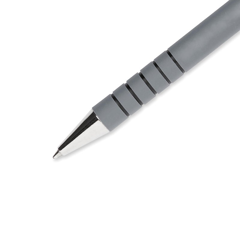Paper Mate أقلام حبر جاف قابلة للسحب من بيبر ميت فليكس جريب ألترا نقطة متوسطة سوداء علبة من 12 - Image 2