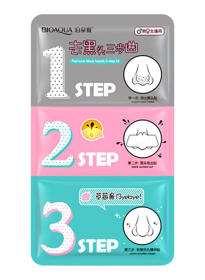 BIOAQUA Blackhead Acne Remover Three Steps Nasal Mask