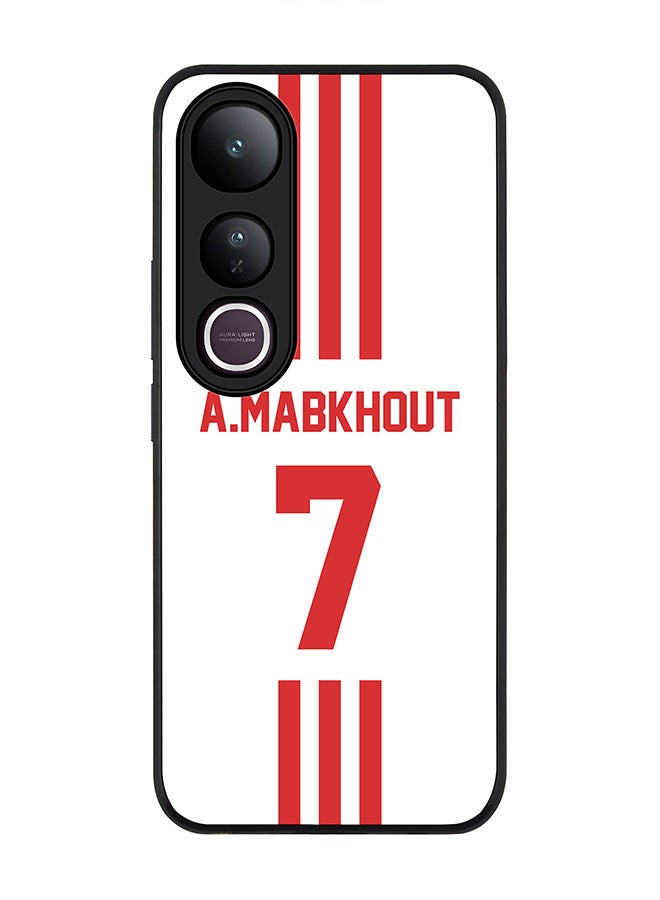 Stylizedd For vivo V50 Lite Case,Slim fit Camera Protection, Shockproof Thin Phone cover  - Football - UAE,  A.Mabkhout