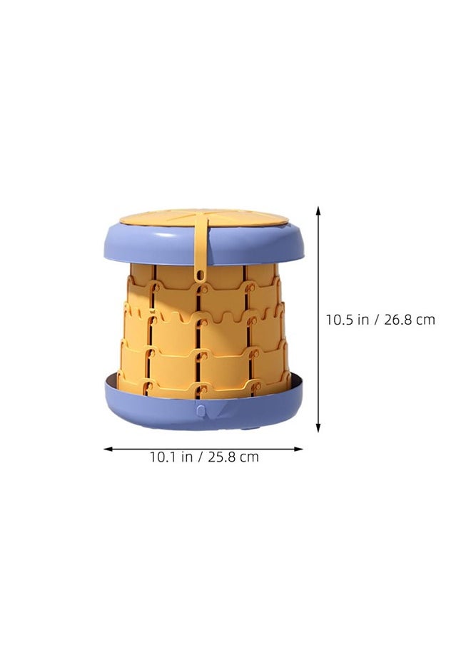 JCB CHIC Portable Potty Seat, Kids Folding Training Toilet Chair Travel Potty Indoor Outdoor with Storage Travel Bag And PVC Cushion  - Image 4