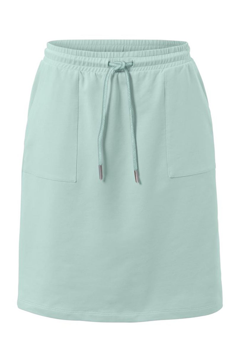 Tchibo Women Solid Sweat Mini Skirt, Mint - Image 3