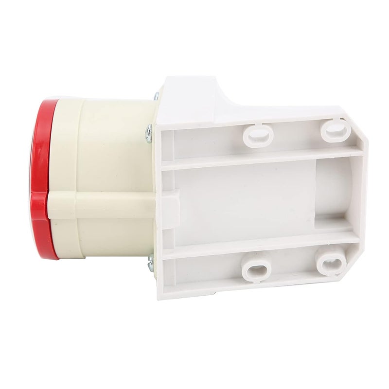 32A 5Pin Industrial Socket 3 Phase Wall Mount, IP44 Waterproof, 380-415V, 3P + N + E - Durable PA66 Insulation, Cover, Ideal for Industrial and Outdoor Use - Image 5