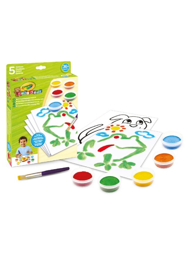 Crayola مجموعة طلاء للأطفال، مقاومة للتسرب، طلاء قابل للغسل للأطفال، العمر 36 شهرًا وما فوق 81-1483 - Image 1