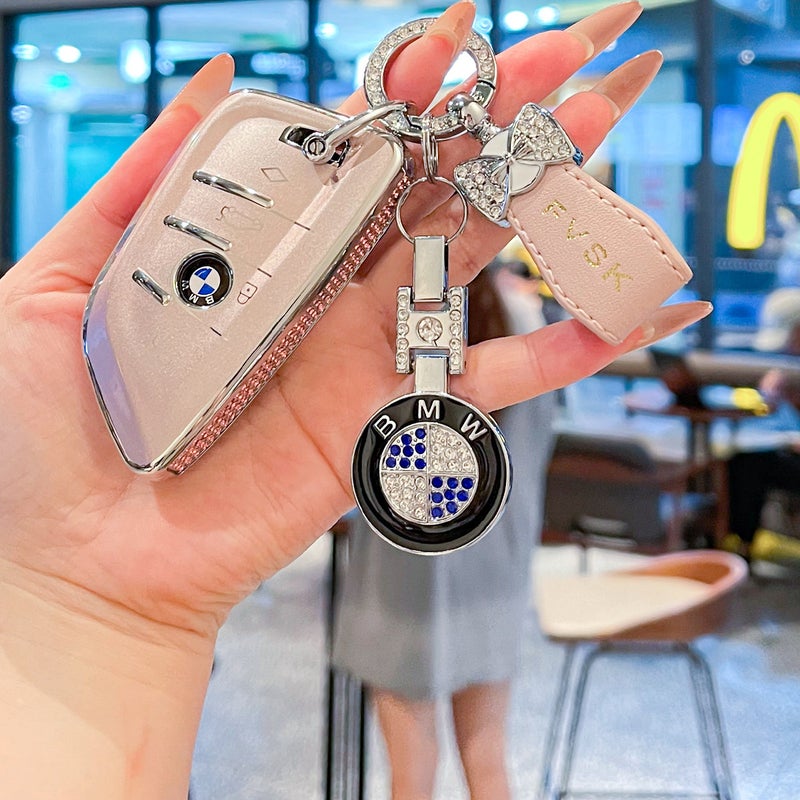BMW Key Case for Series 5, 3, and X Models - Wax Leather Design with Blade Buckle - Image 4
