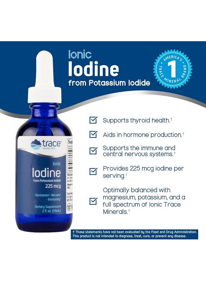 Trace Minerals Ionic Iodine 225 mcg - Gel Supplement to Support Immune System & Thyroid Health - Iodine Drops with Magnesium - Supports Healthy Nervous System - 2 fl oz (295 Servings) - Image 4