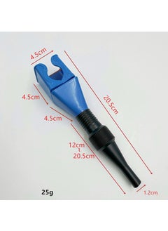 LEKORED LEKORED Multifunctional Plastic Long Neck Oil Funnel Flexible Universal Oil pipe for Automotive Oils Lubricants Engine Oils Water Diesel Fuel Kerosene fill Bike oil change Funnel  - Image 3