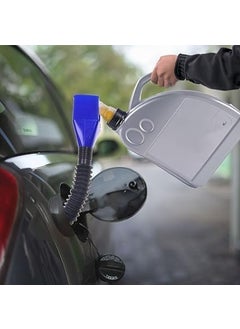 LEKORED LEKORED Multifunctional Plastic Long Neck Oil Funnel Flexible Universal Oil pipe for Automotive Oils Lubricants Engine Oils Water Diesel Fuel Kerosene fill Bike oil change Funnel  - Image 5