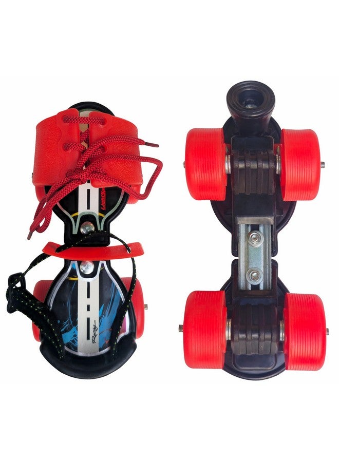 Jaspo jaspo Marshal Trainers Adjustable Roller Skates Combo (Skates + Helmet + Knee & Elbow Guards), For Age Group 6 To 14 Years, Academy & School Level Skating, Unisex_Youth, Speed_Wheel (Red) - Image 5