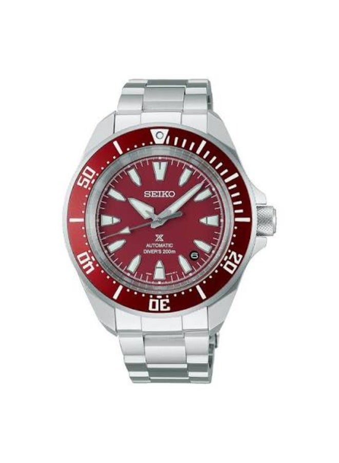 SEIKO Men's Prospex SRPL11K1 Automatic Dive Watch with Red Dial - Image 2