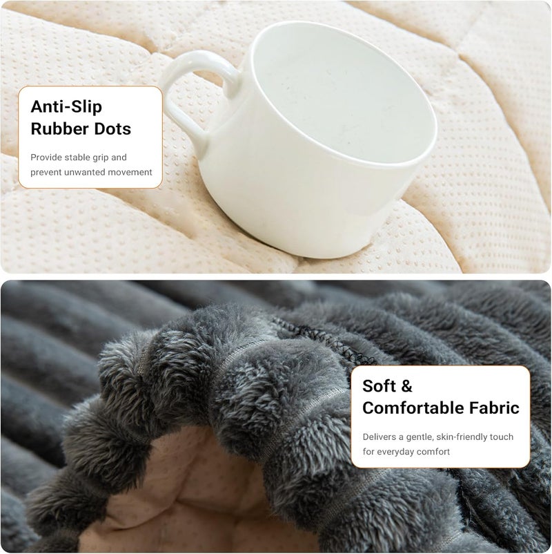 Sofa Cover, Couch Cover Non-Slip Washable Couch Protector for Pets Friendly, Durable Furniture Cover for Dogs (Gray，70 * 210cm) - Image 3