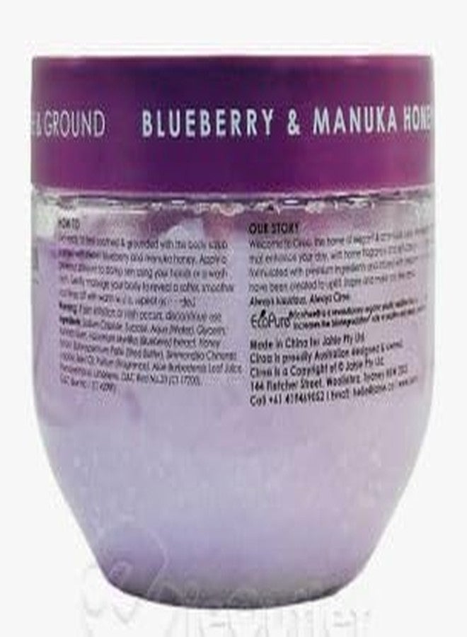 Ciroa, Sugar Body Scrub, BLUEBERRY & MANUKA HONEY, 21.2 oz, Soothe & Ground, Cruelty Free (600gr) Pack of One - Image 2