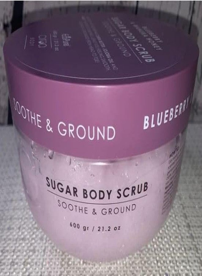 Ciroa, Sugar Body Scrub, BLUEBERRY & MANUKA HONEY, 21.2 oz, Soothe & Ground, Cruelty Free (600gr) Pack of One - Image 3