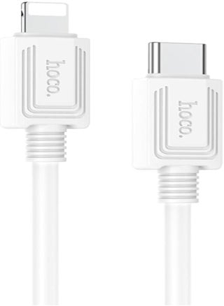 Hoco X73 - PD Fast Charging And Data Transmittion Cable (20W - 1M), USB-C To Lightning Plug, Compatible With Apple iPhone iPad Airpods - White - pzsku/ZFF168A4CB4F34CAABE21Z/45/_/1742338497/62bfb7a6-d347-4f83-8066-fee683cbebc8