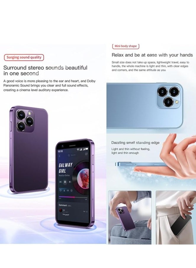 SOYES - SOYES XS16 Mini 4G LTE Smartphone 3GB RAM 64GB ROM Android 10.0 3" Screen 5MP Camera Dual SIM with Play Store WhatsApp - Sky Blue - Image 1