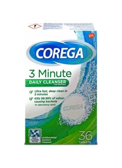 gsk Corega 3-Minute Denture Cleanser Tabs 36'S  - Image 1